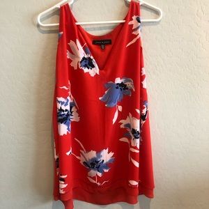 Jasmine & Juliana Red Sleeveless Top XL. Gorgeous